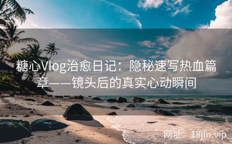 糖心Vlog治愈日记：隐秘速写热血篇章——镜头后的真实心动瞬间