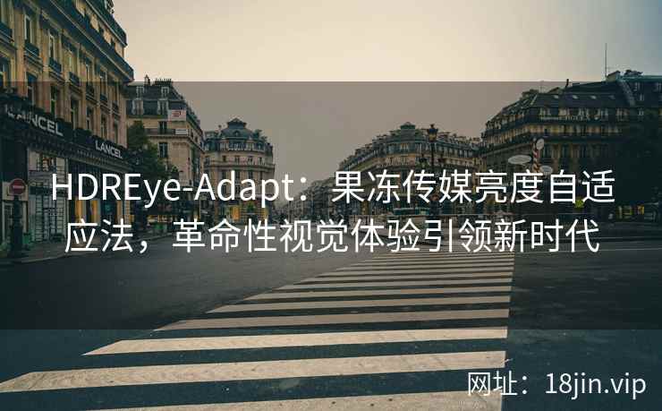 HDREye-Adapt：果冻传媒亮度自适应法，革命性视觉体验引领新时代