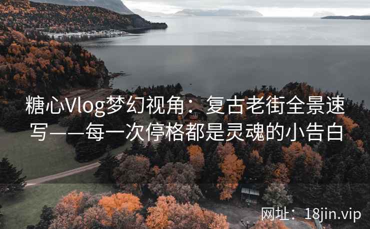 糖心Vlog梦幻视角:复古老街全景速写——每一次停格都是灵魂的小告白